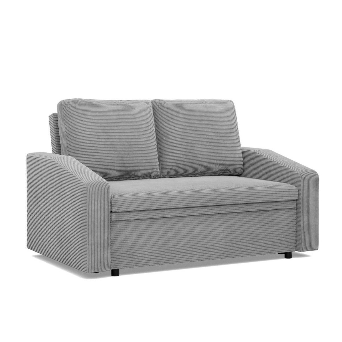 Sofa z funkcją spania, Neo Poso, 148x87x90 cm, jasny szary