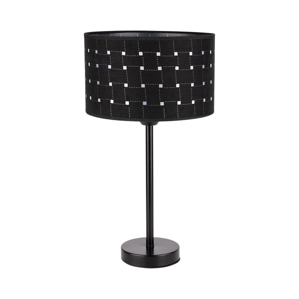 Фото - Настільна лампа Topeshop Lampa stołowa do salonu, sypialni, Remon, 25x49 cm, czarny 