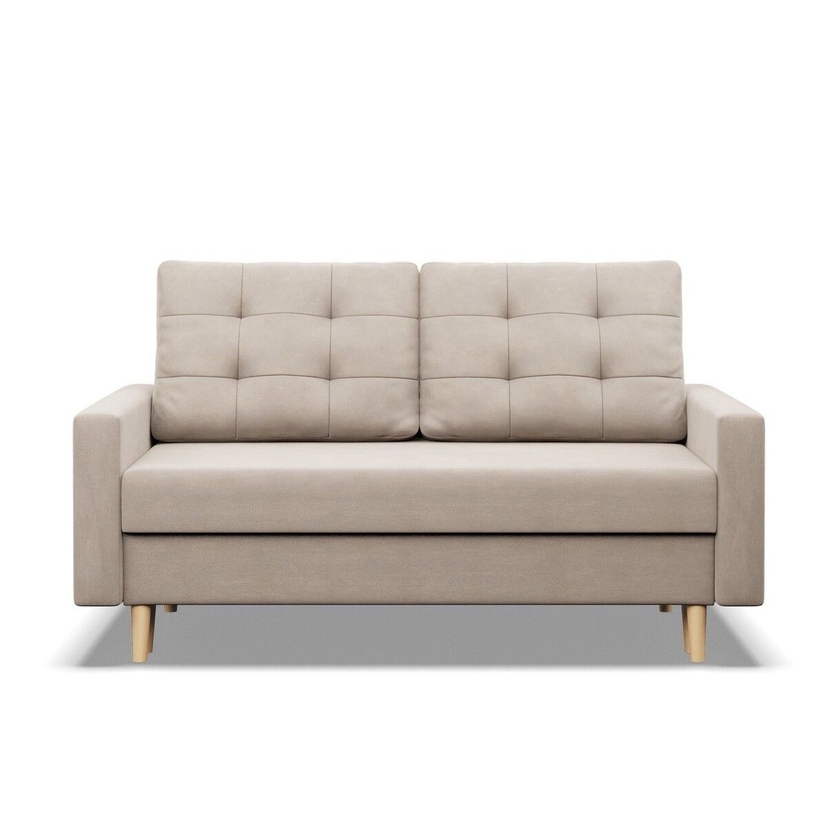 Sofa rozkładana, Blank Paros, 152x92x92 cm, beżowy