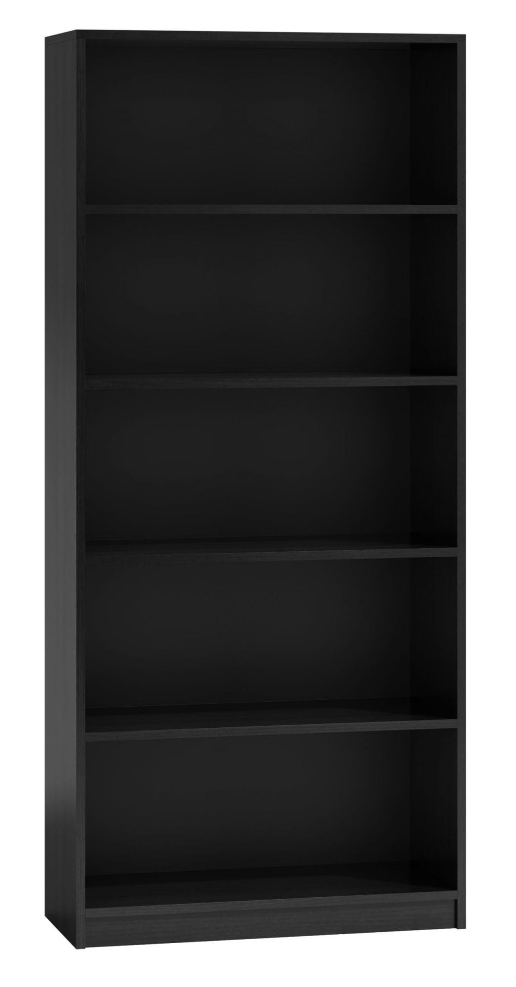 Regał, szafka, biblioteczka, R80, 80x30x182 cm, czerń, mat