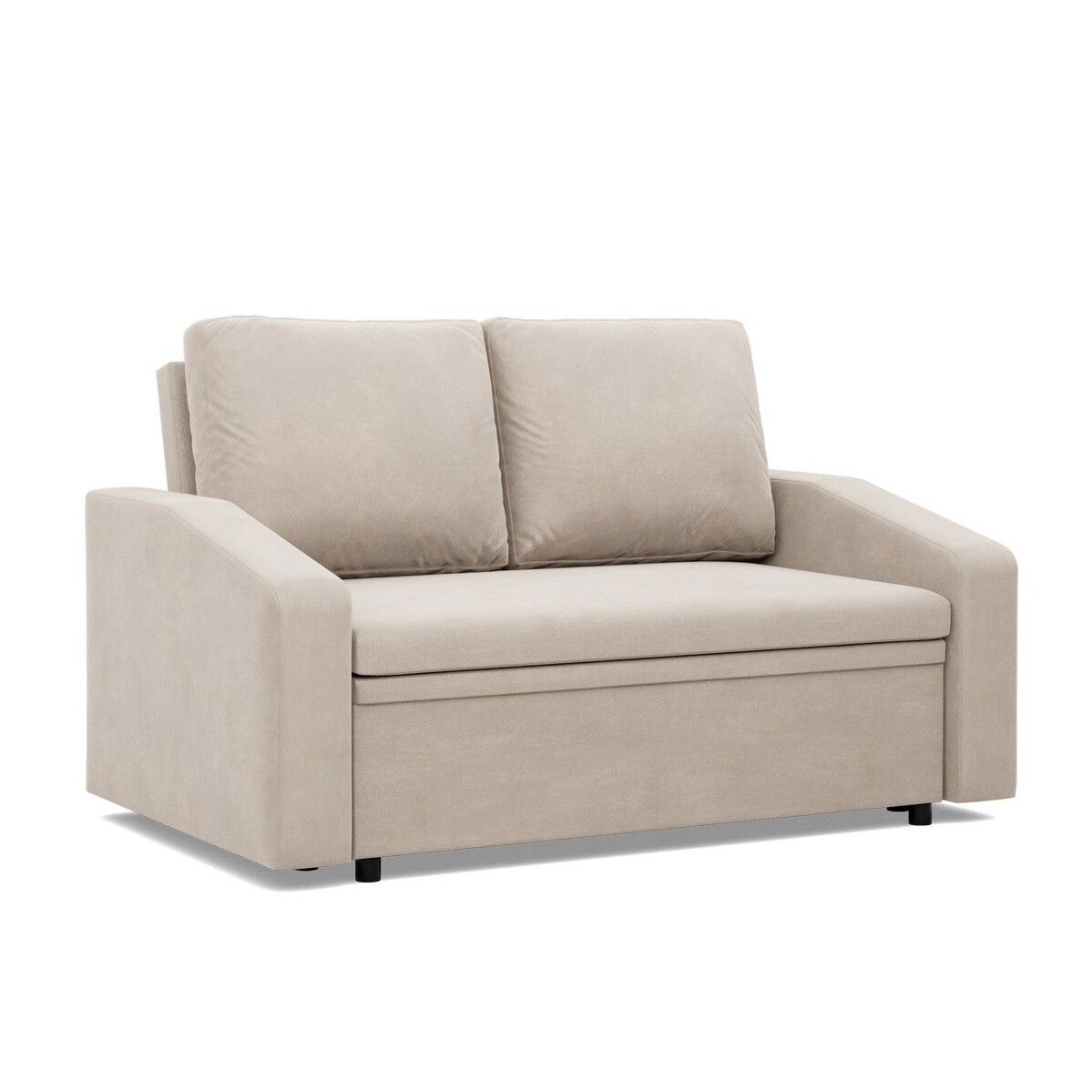 Sofa z funkcją spania, Neo Paros, 148x87x90 cm, beżowy