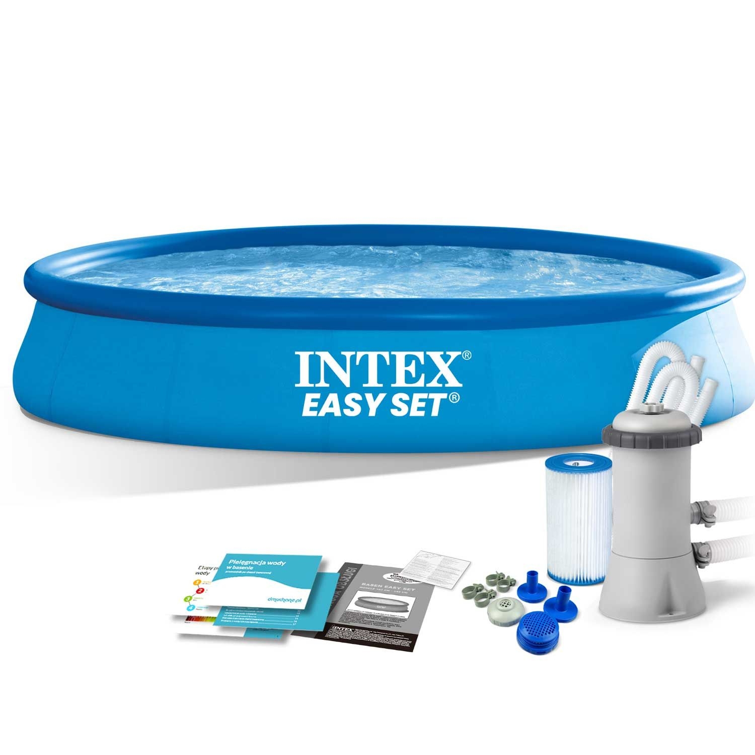 Basen ogrodowy rozporowy, 9w1, Intex, 457x84 cm