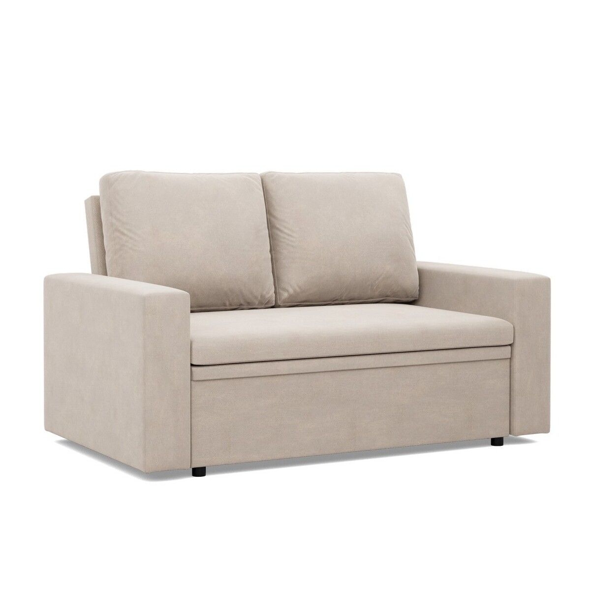 Sofa dwuosobowa, Neo Paros, 148x87x90 cm, beżowy