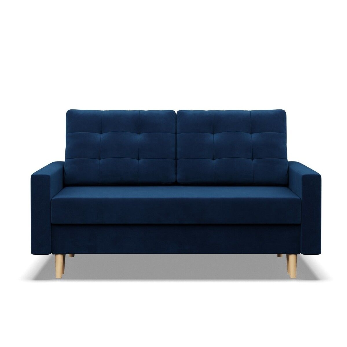 Sofa rozkładana, Blank Kronos, 152x92x92 cm, granatowy
