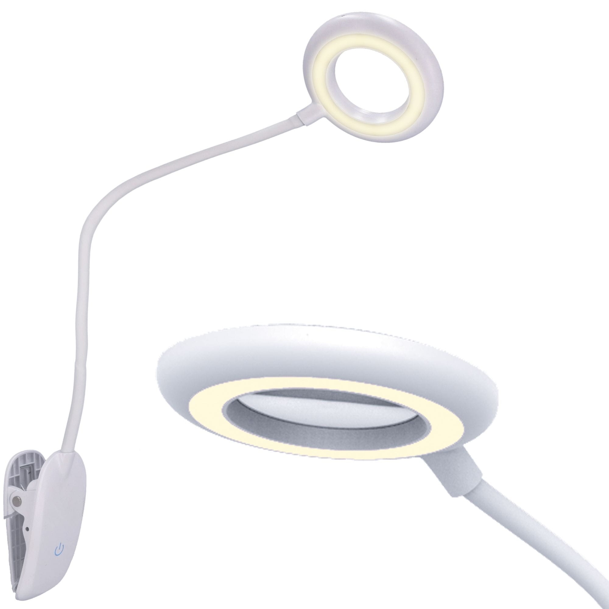 Lampka led, bezprzewodowa, na klips, biała