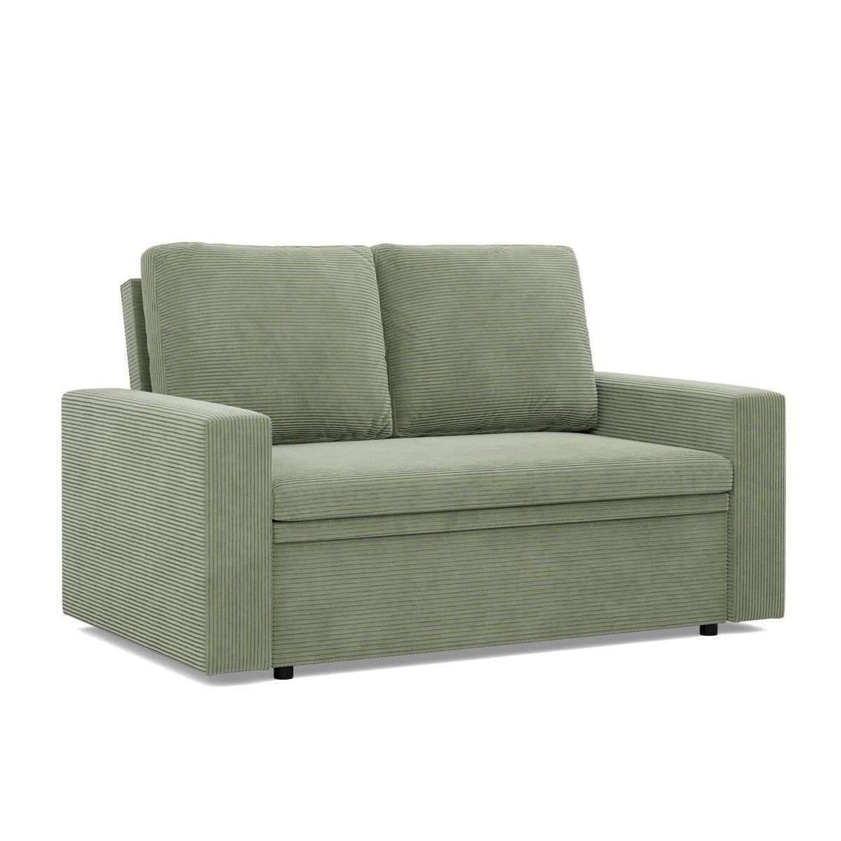 Sofa dwuosobowa, Neo Poso, 148x87x90 cm, oliwkowy