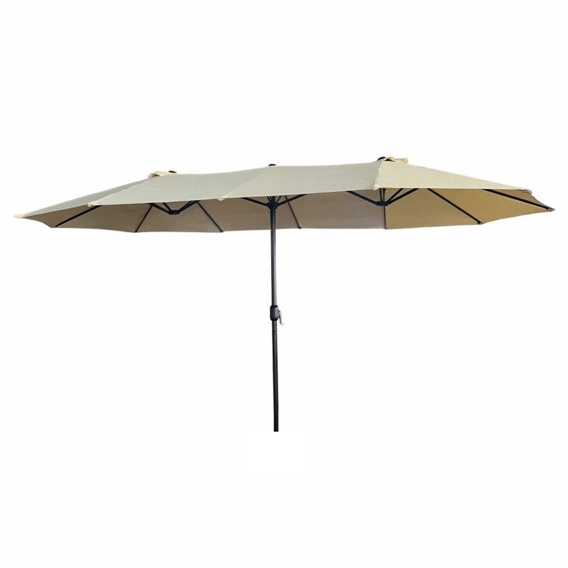 Фото - Садові меблі Akord Podwójny parasol ogrodowy, Tilia, 460x270x245 cm, beżowy 