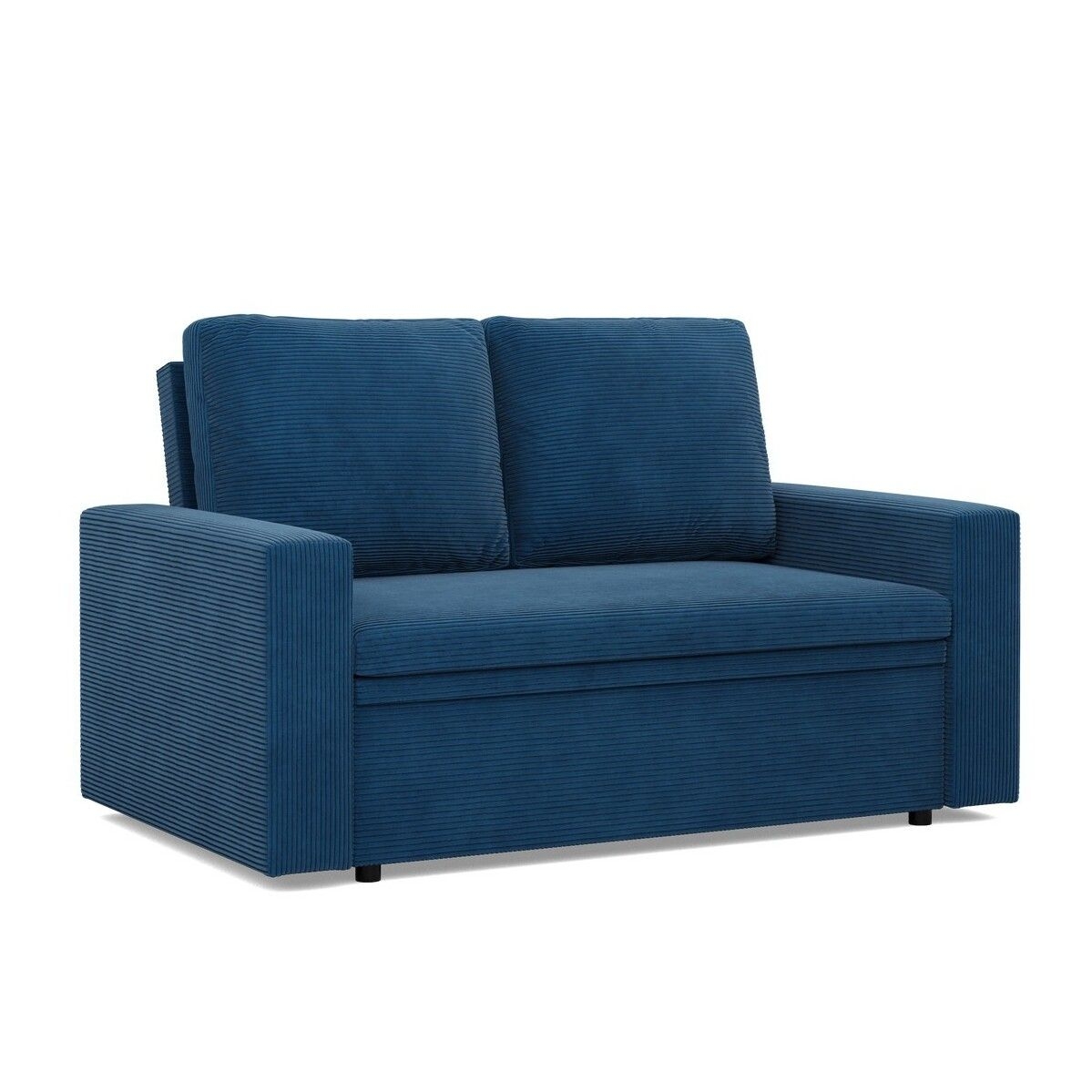 Sofa dwuosobowa, Neo Poso, 148x87x90 cm, granatowy