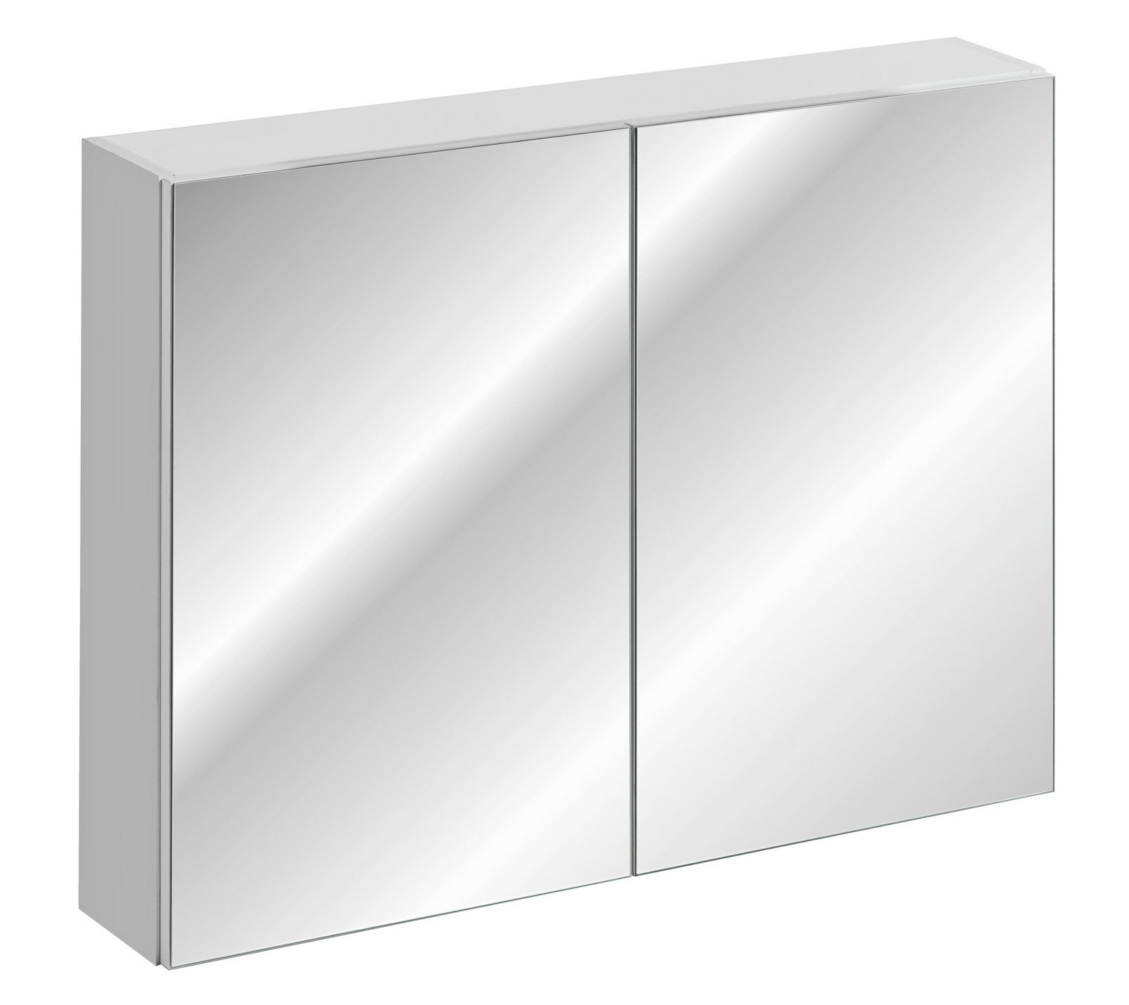 Фото - Шафка Comad Szafka łazienkowa z lustrem, Leonardo, 90x17x65 cm, biały, mat 