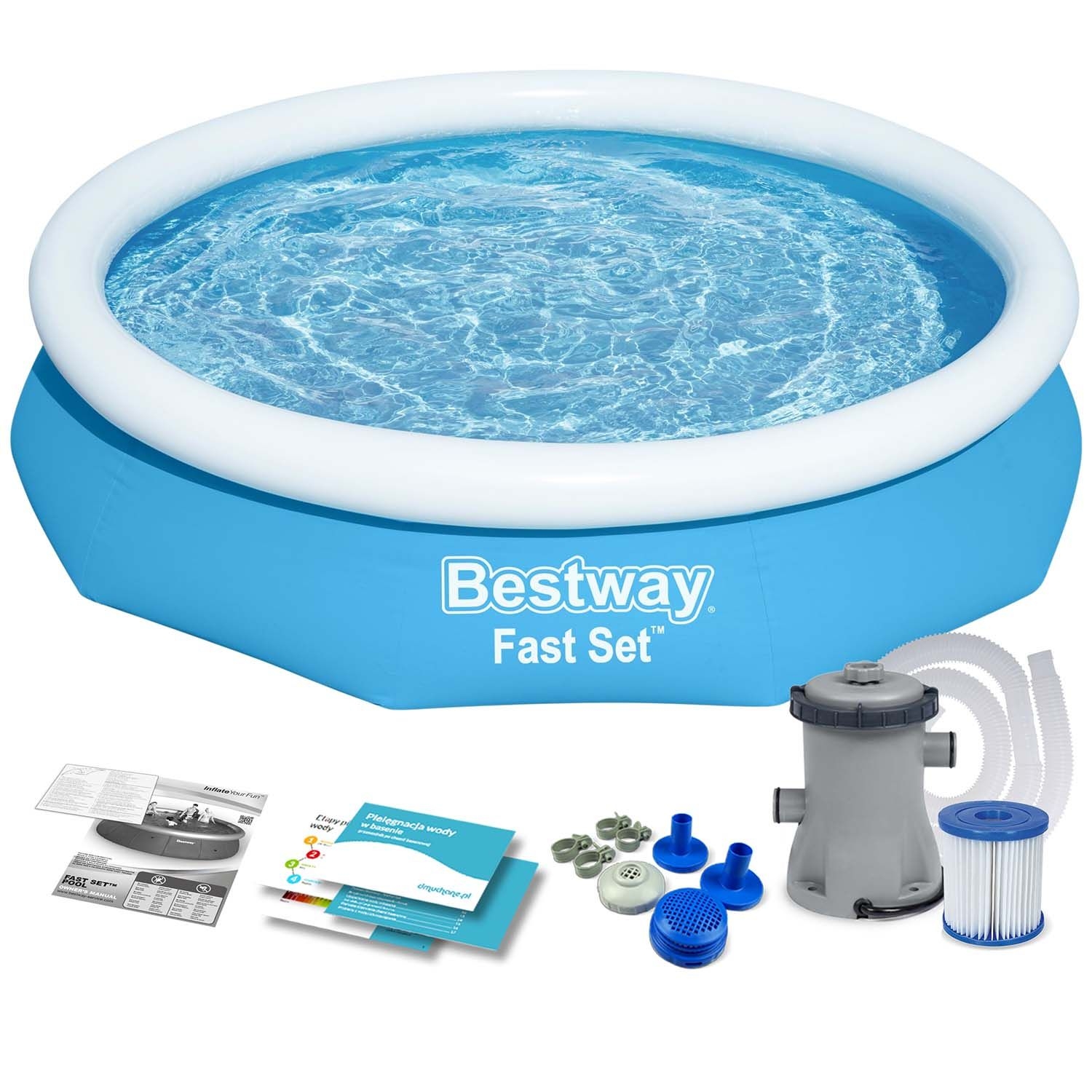 Basen ogrodowy rozporowy, 9w1, Bestway, 305x66 cm