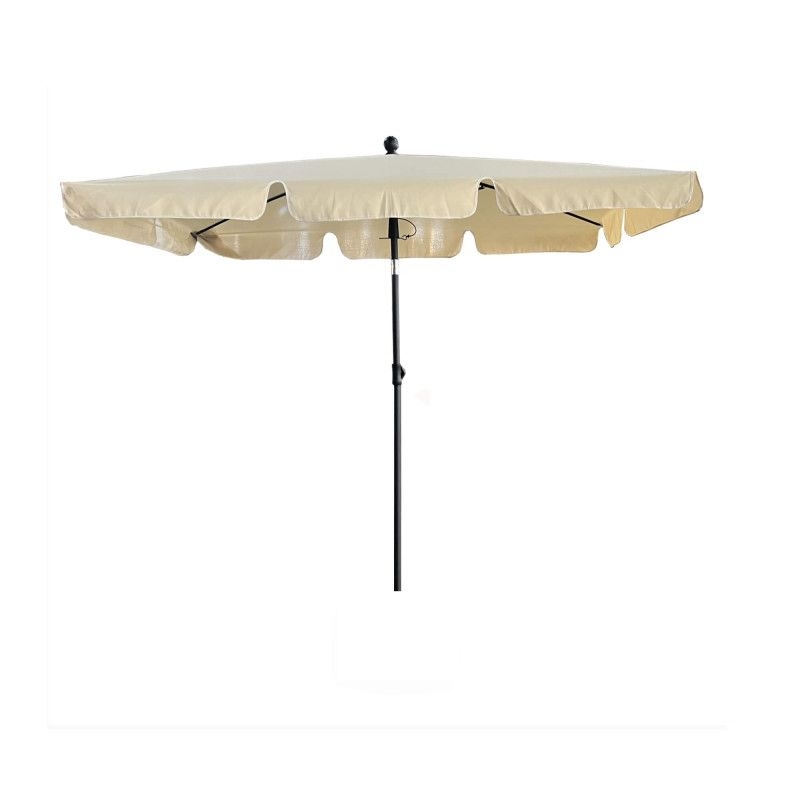 Фото - Садові меблі Akord Parasol ogrodowy z ochroną UV, Floks, 200x125x235 cm, beżowy 