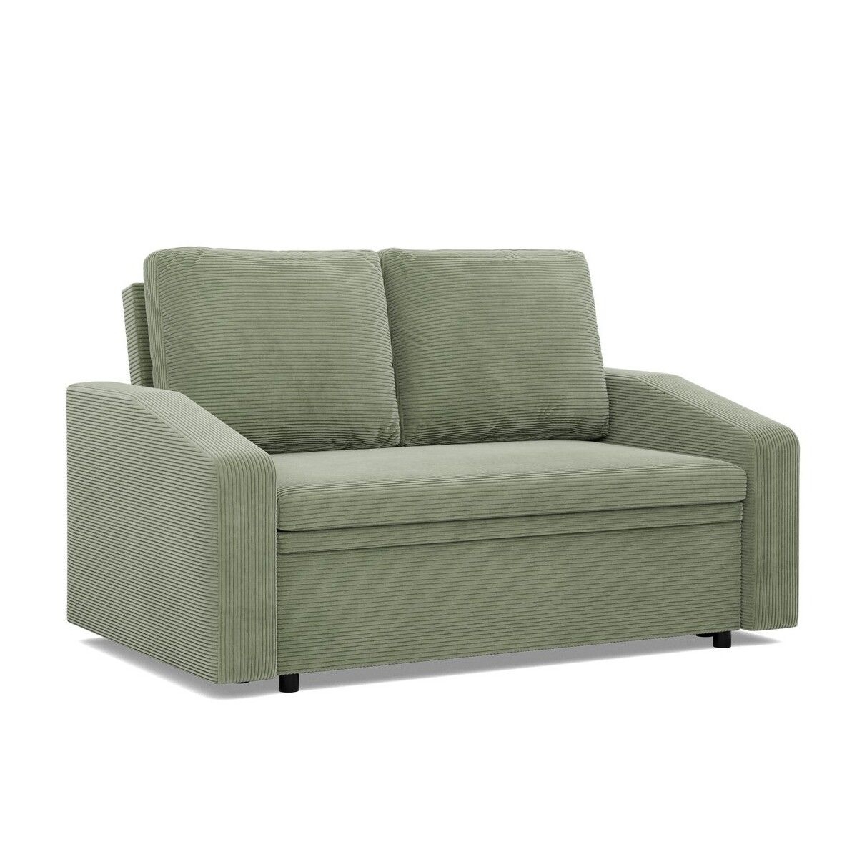 Sofa z funkcją spania, Neo Poso, 148x87x90 cm, oliwkowy