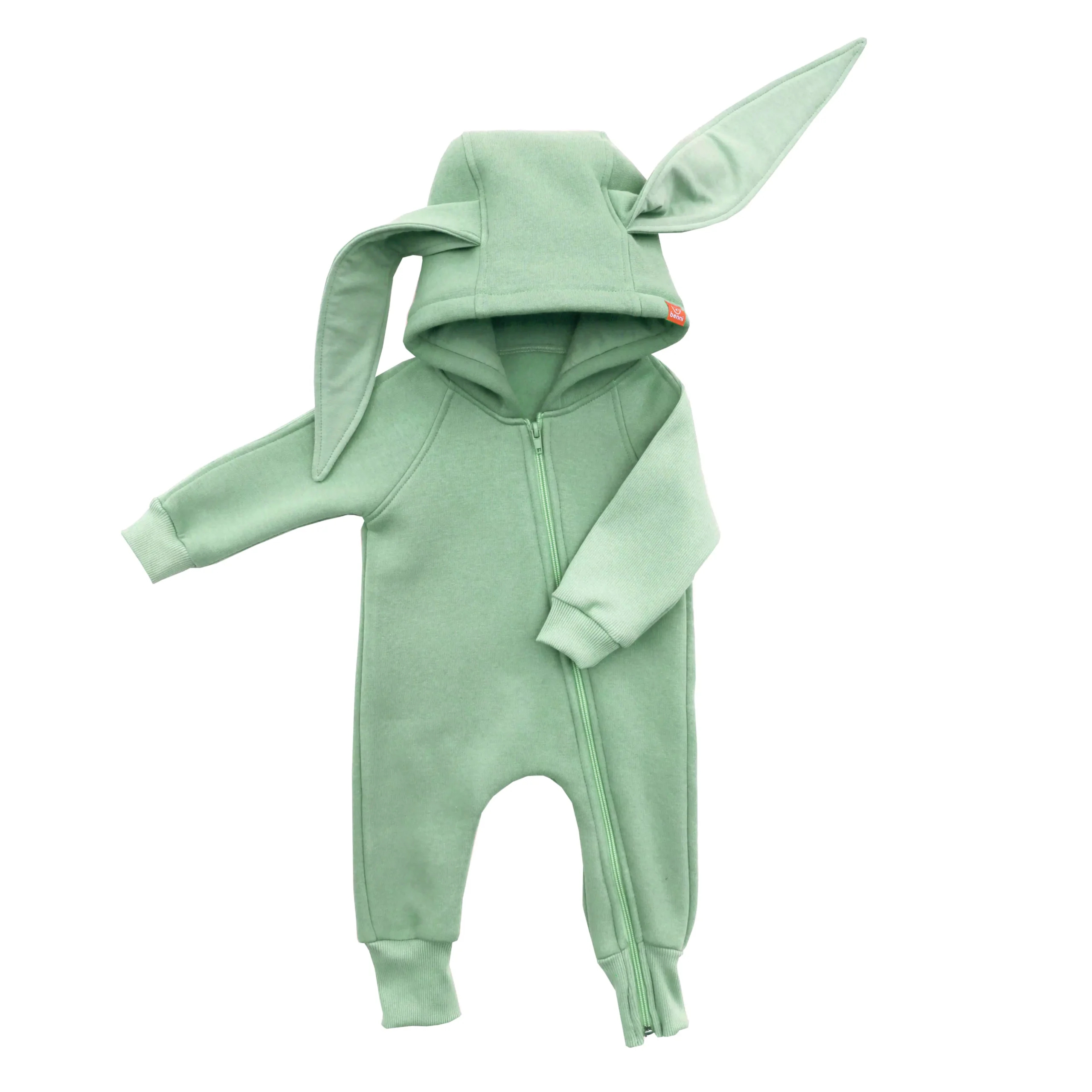 kombinezon na zamek | Królik | pistacjowy - 74