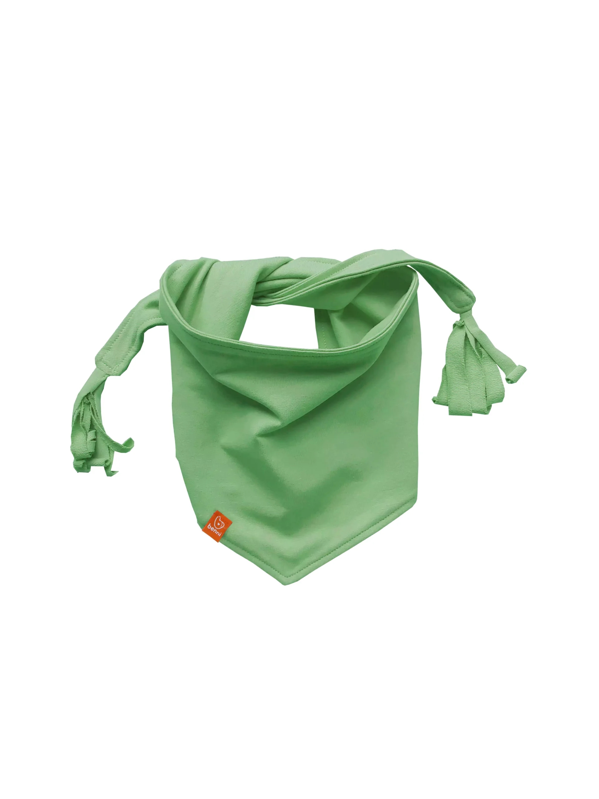 chusta na szyję z frędzlami | pistacjowa