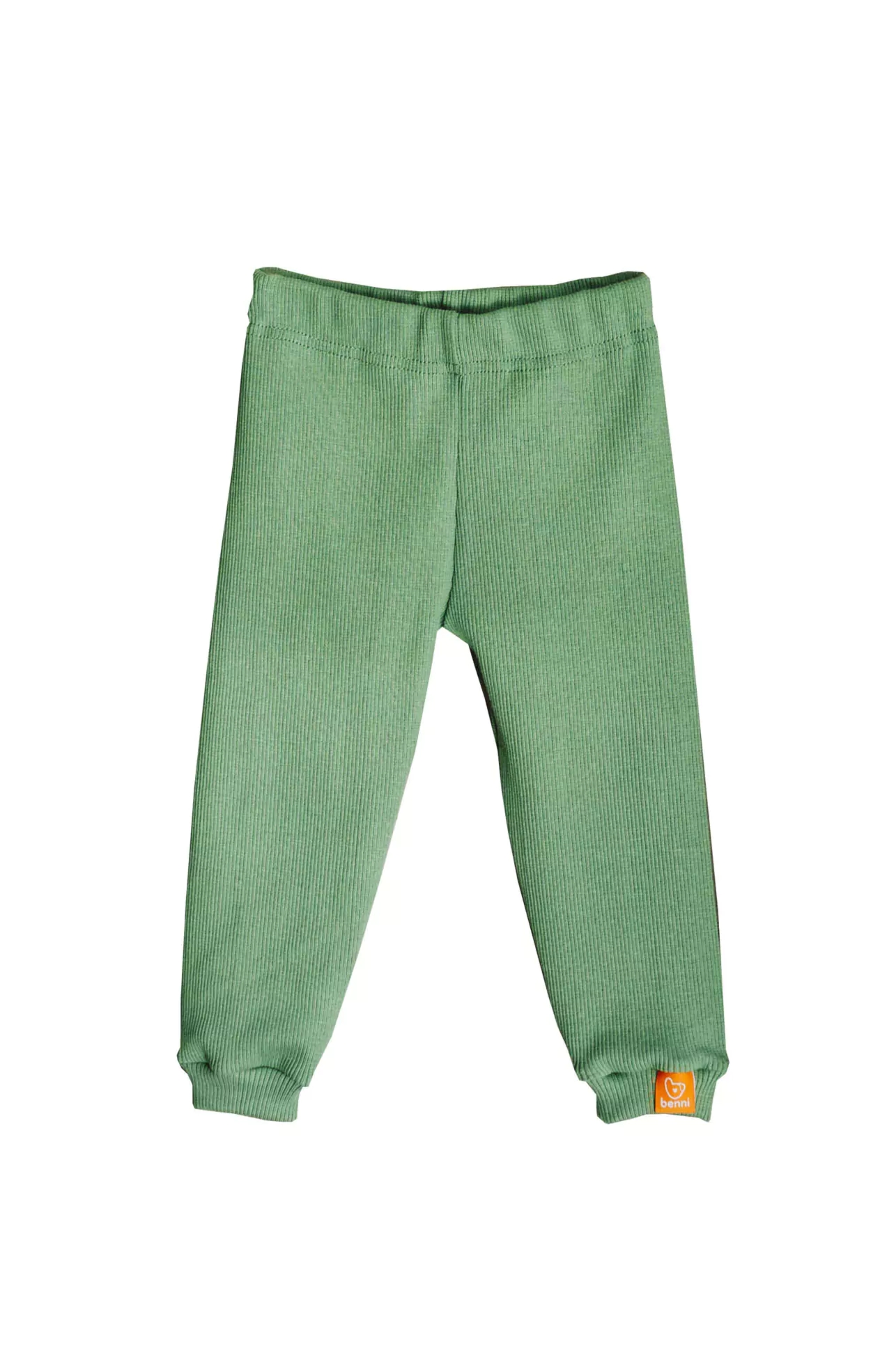 legginsy | dla dziewczynki | RAINBOW pistacjowe - 122/128