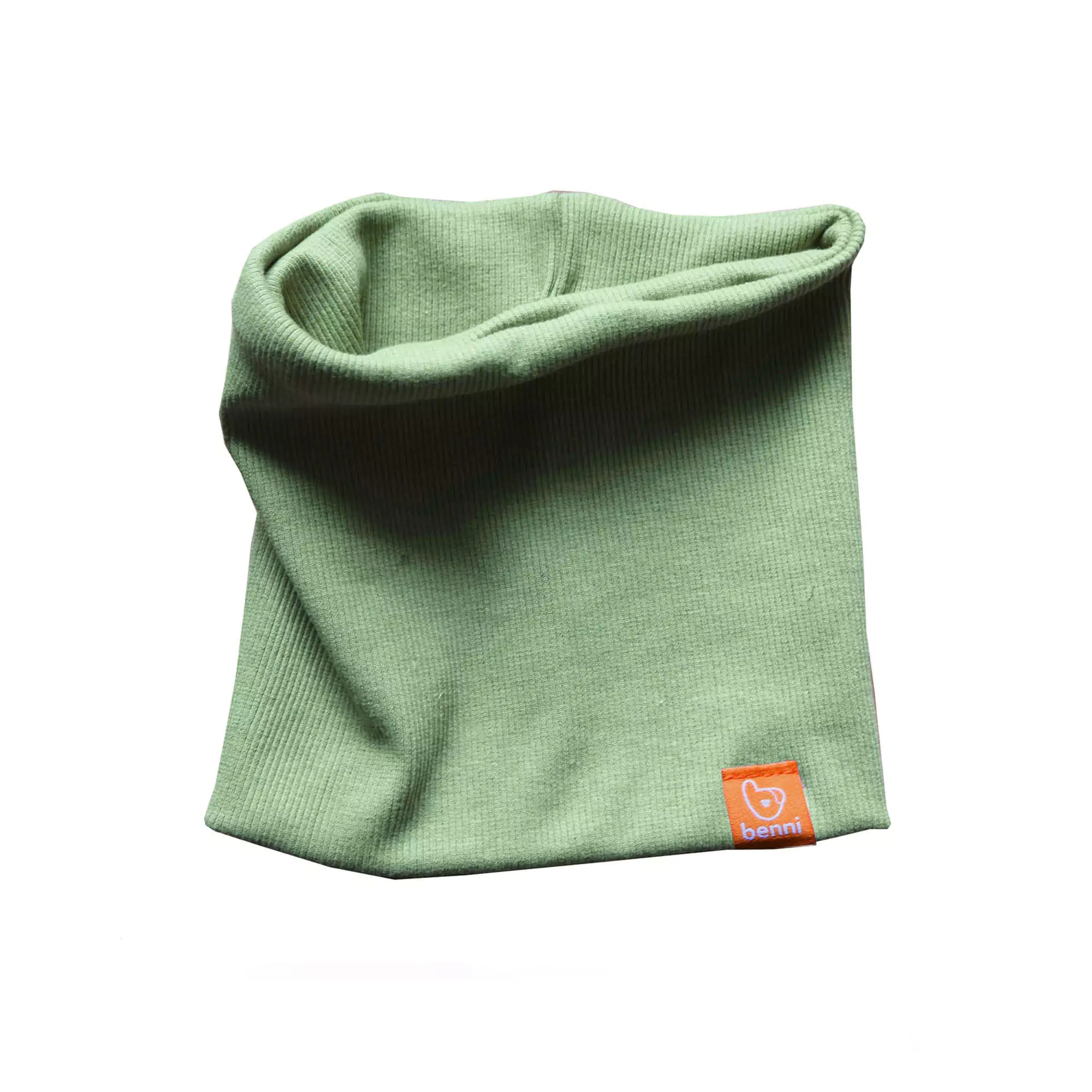 komin na szyję | prążek | pistacjowy - XL