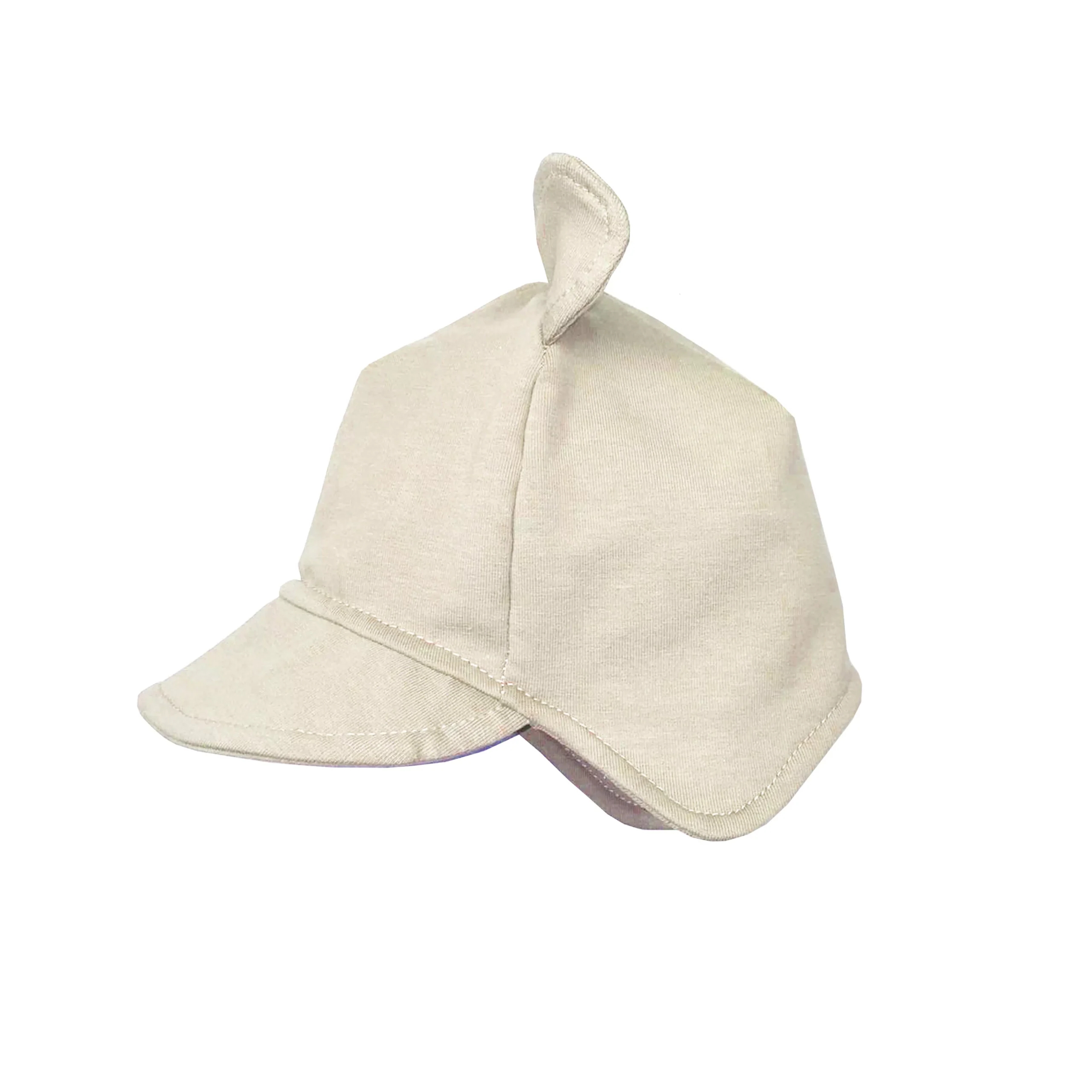 czapka z daszkiem | beżowa - S