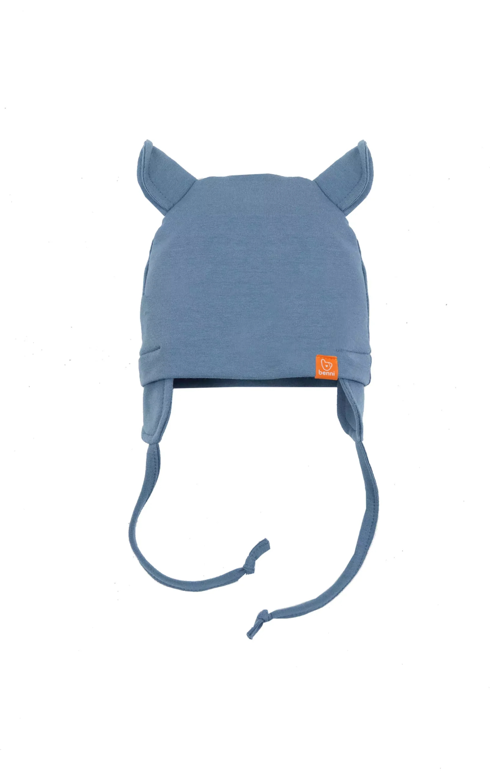 czapka wiązana BENNI z uszkami | avio - L