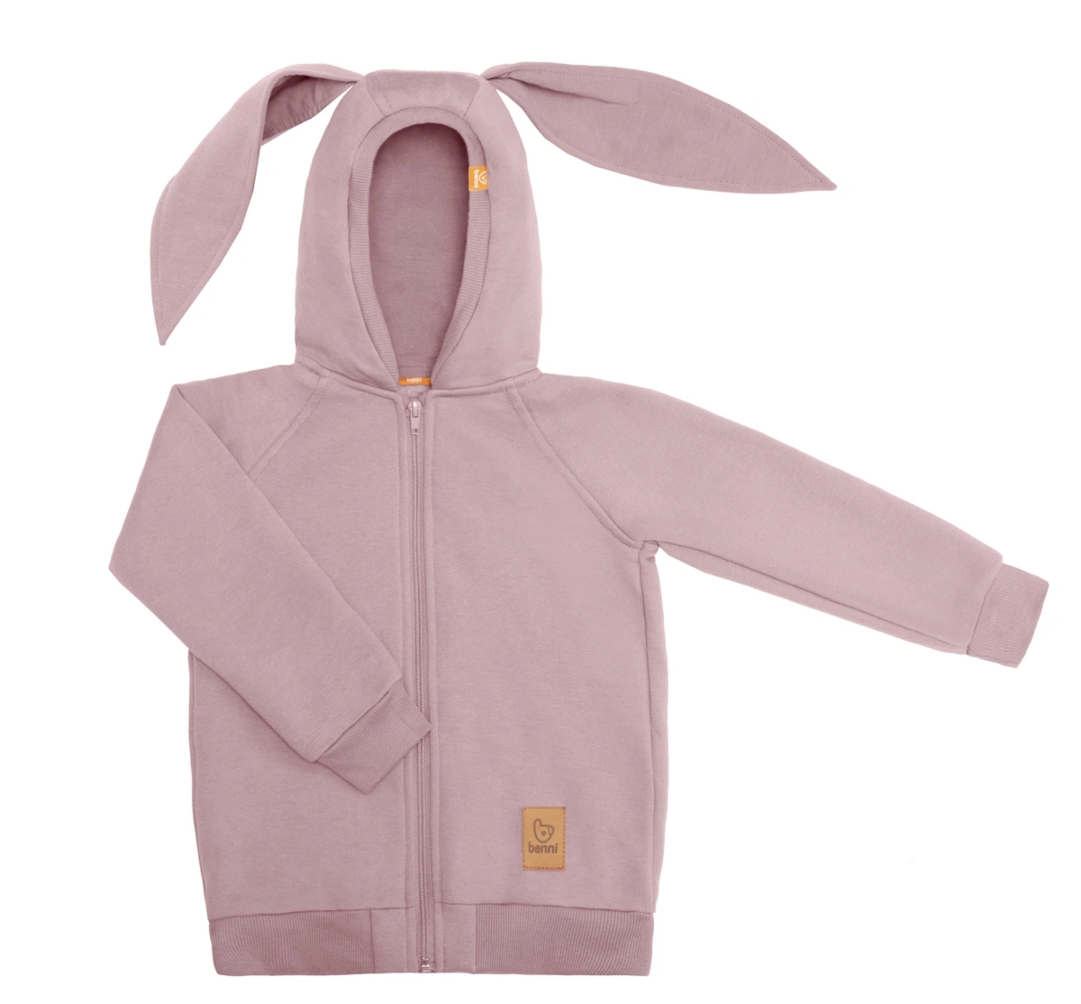 bluza | z uszami królika | różowa - 122/128