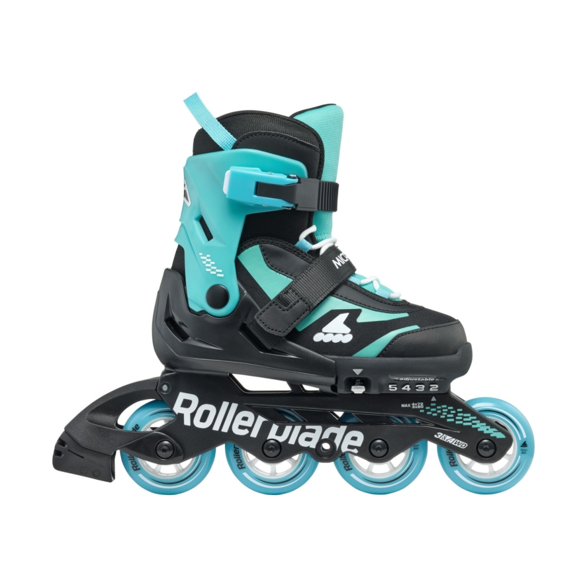 Rolki Rollerblade Microblade (black/light blue) 2025