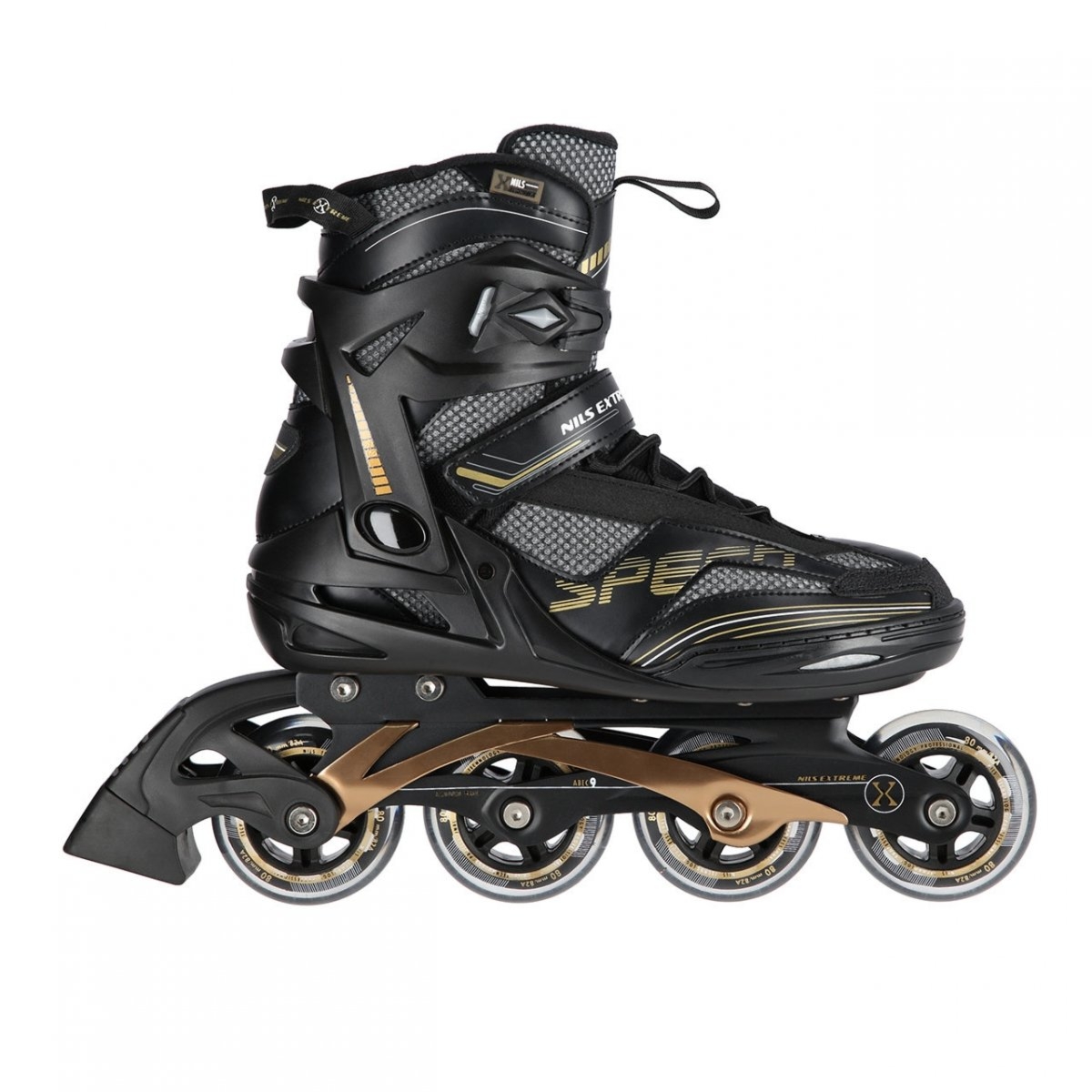 Rolki Nils NA2150 Black/Gold