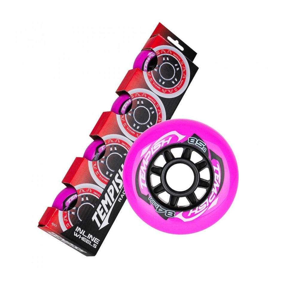 4 kółka Tempish Radical PU 85A 90mm (fioletowe)