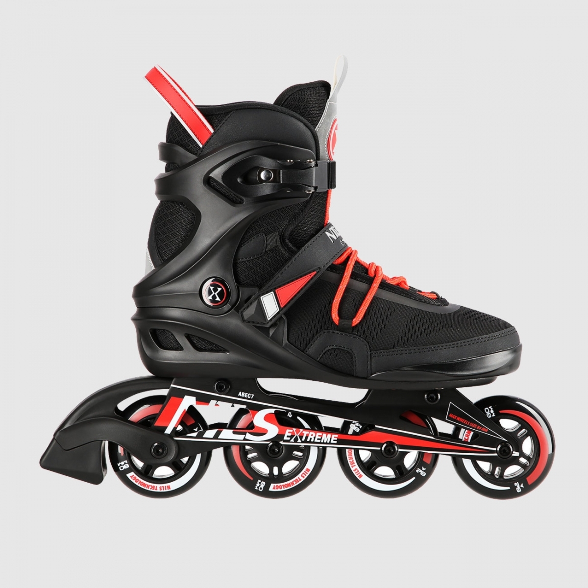 Rolki Nils NA14124 Black/Red