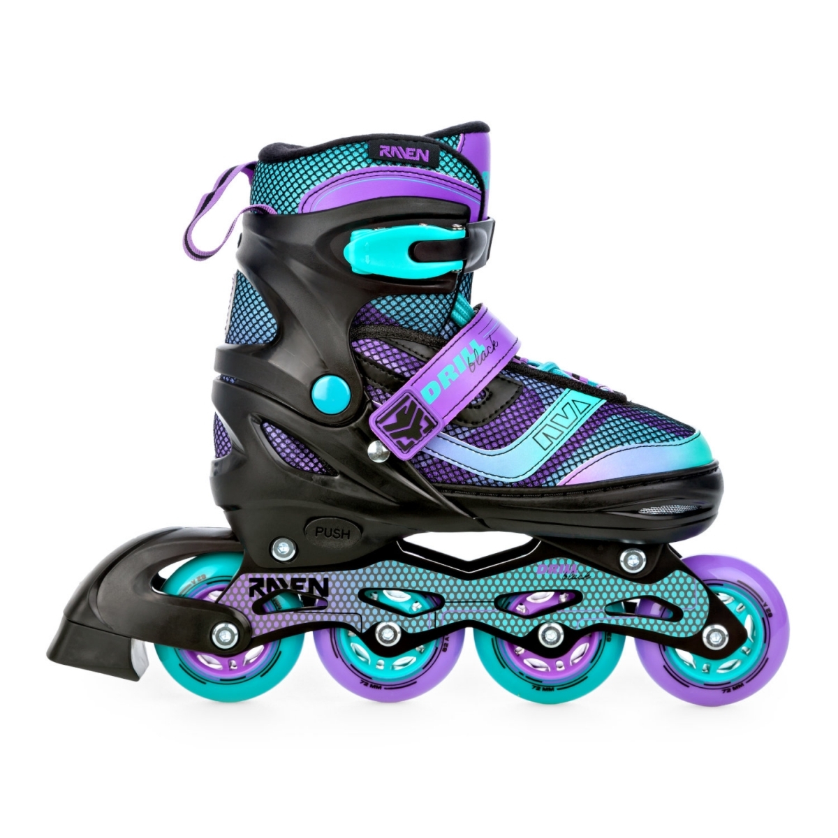 Rolki Raven Drill (violet/mint)