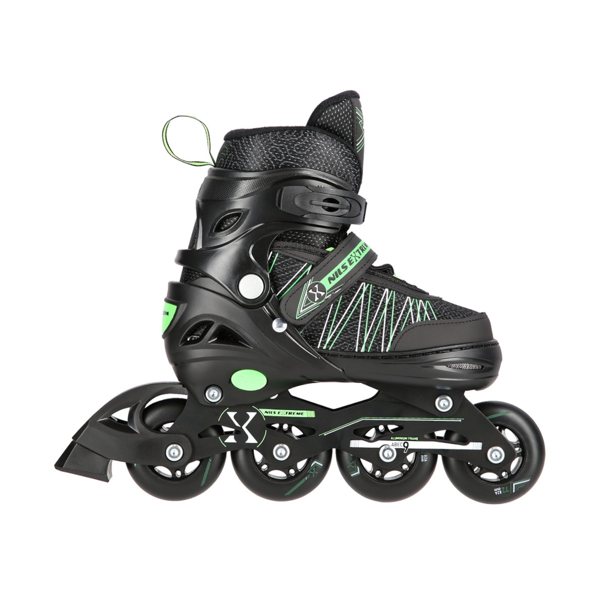Rolki 2w1 Nils Extreme NH11912 (black/green)