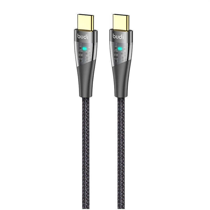 Фото - Кабель Budi Kabel USB-C do USB-C  217TT, 65W, 1.5m  (czarny)