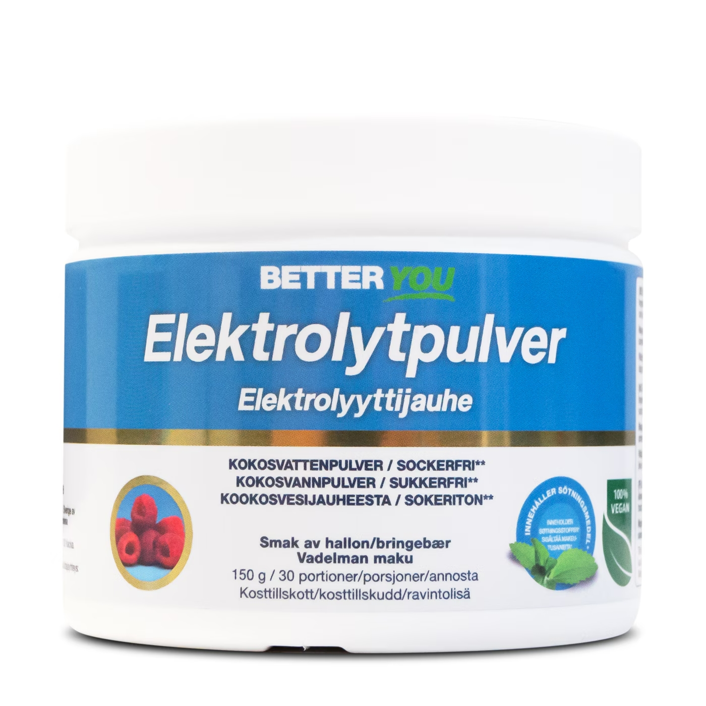 BETTER YOU Elektrolity w proszku Malina 150 g