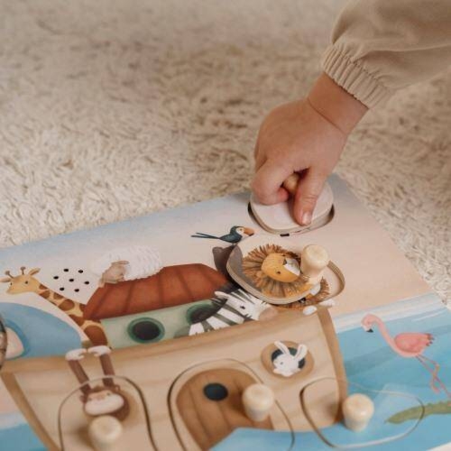 Little Dutch Puzzle dźwiękowe Arka Noego
