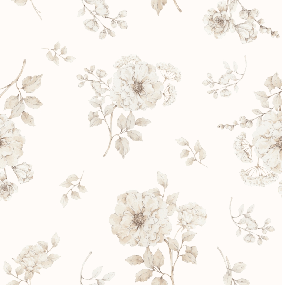 2-pak bambusowych pieluszek muślinowych 45x45 - boho flowers