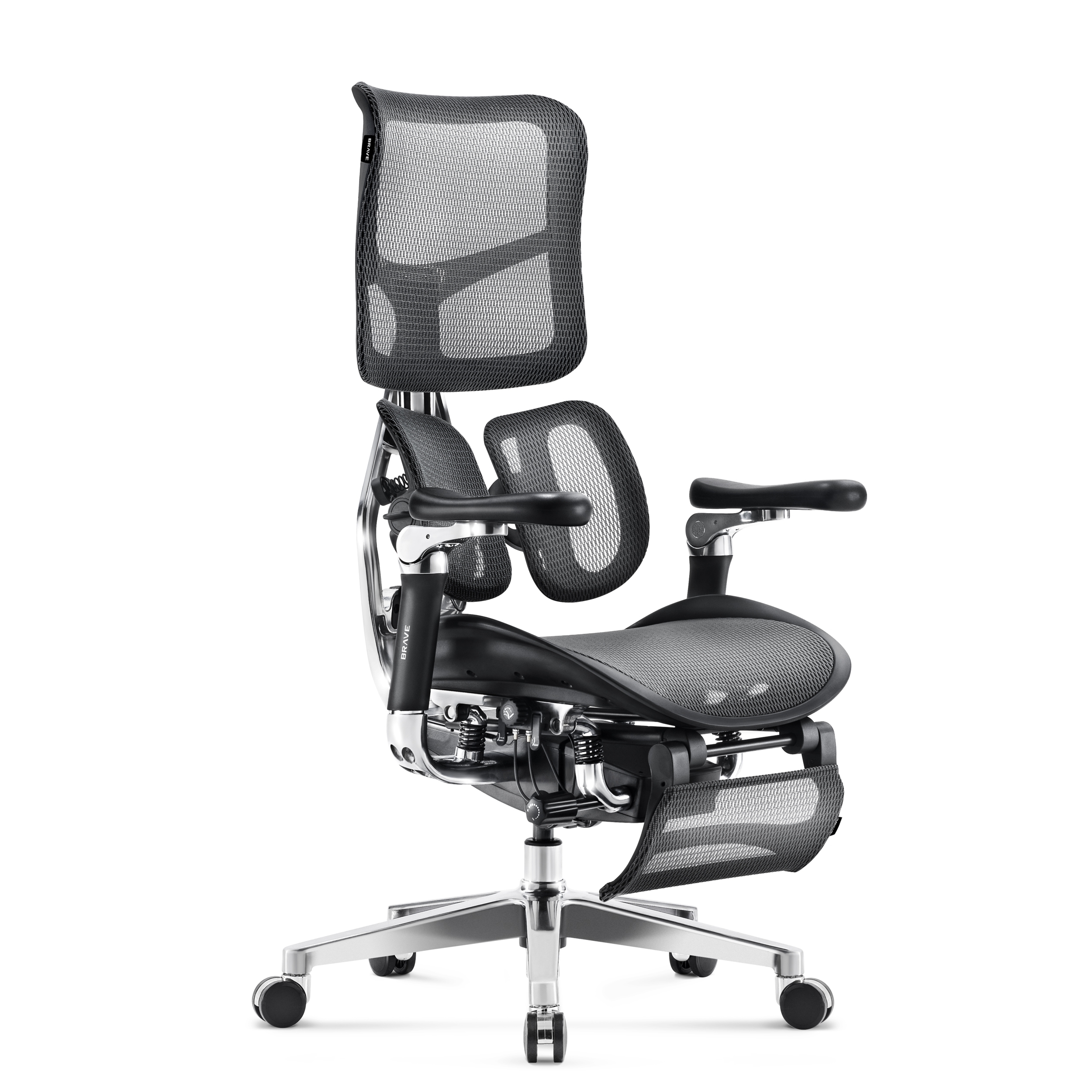 Fotel ergonomiczny czarny V-Kinetic