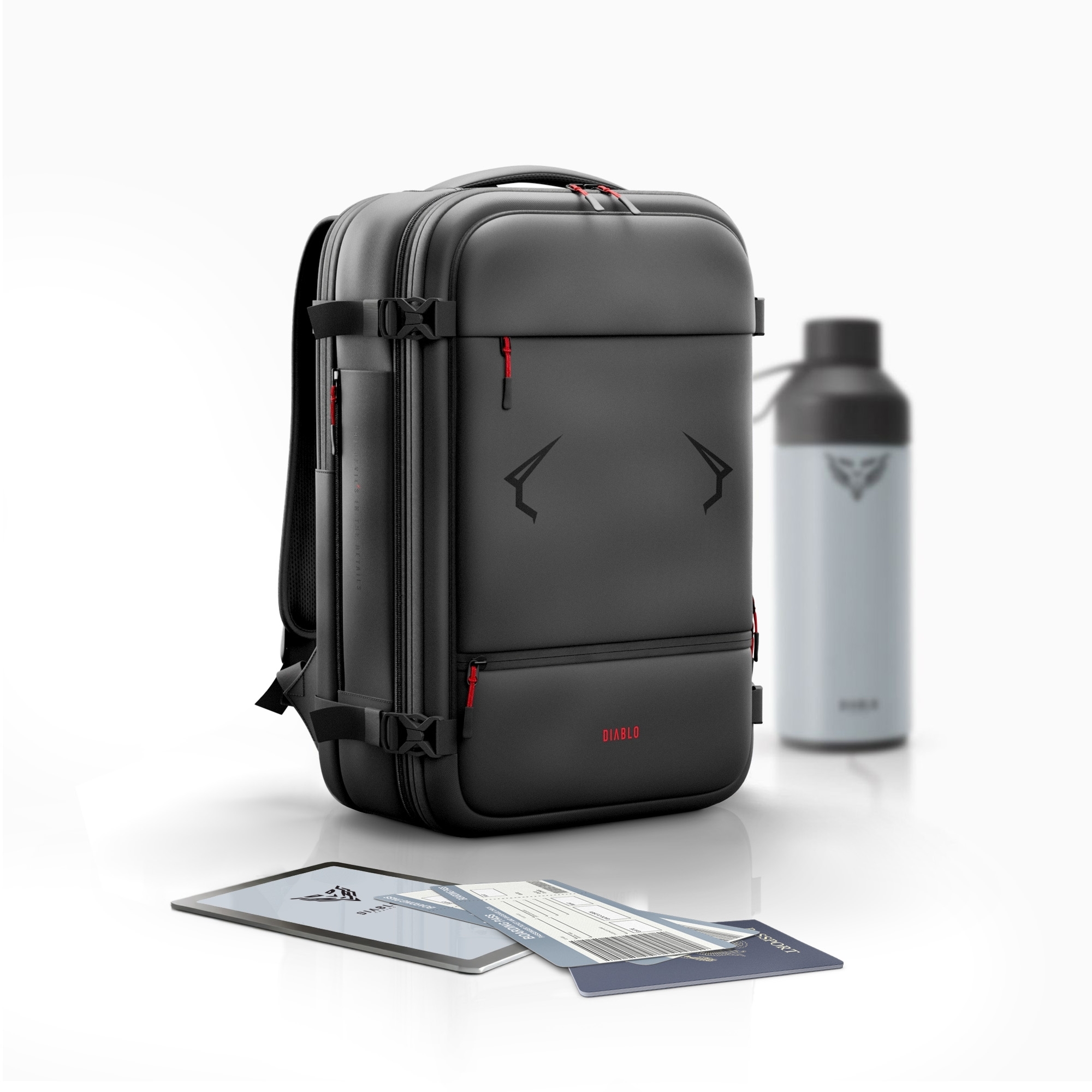 Plecak wielofunkcyjny próżniowy Diablo Chairs Backpack Air, czarny