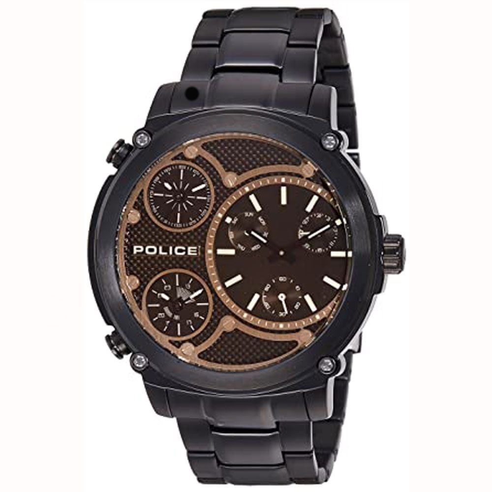 Police PL14830JBB02M zegarek męski czarny 52 mm