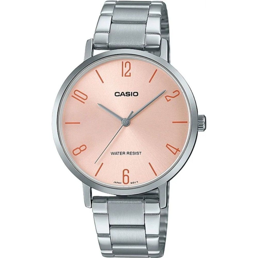Casio Timeless LTP-VT01D-4B2UDF Zegarek damski różowa tarcza 34 mm