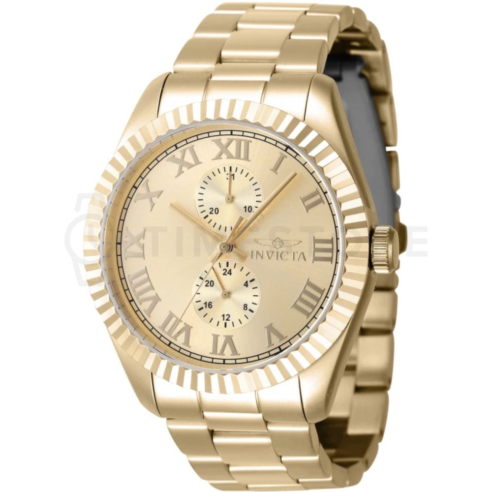 Zegarek męski Invicta Specialty 47431 złoty (43 mm)