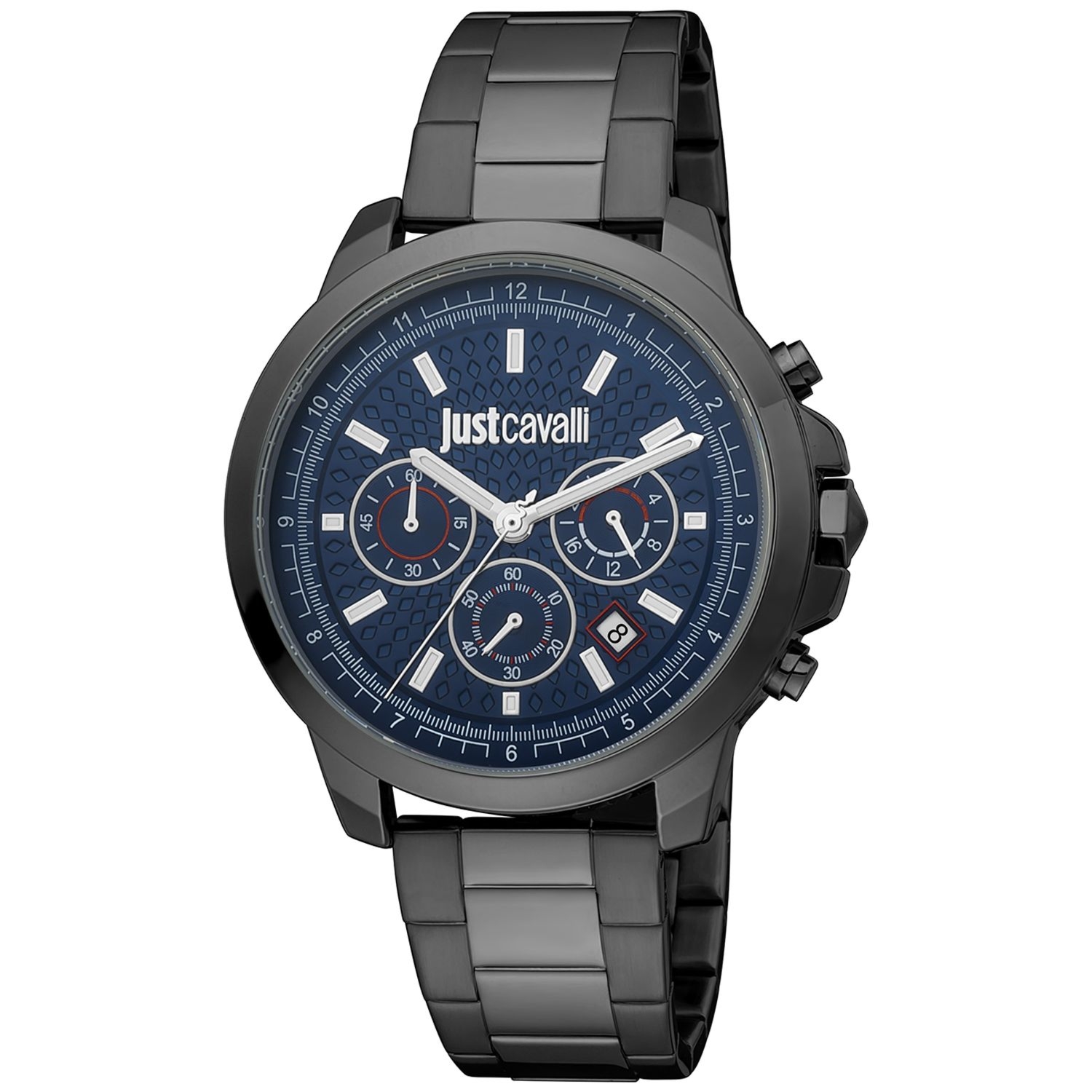 Just Cavalli JC1G178M0075 zegarek męski czarny 44 mm