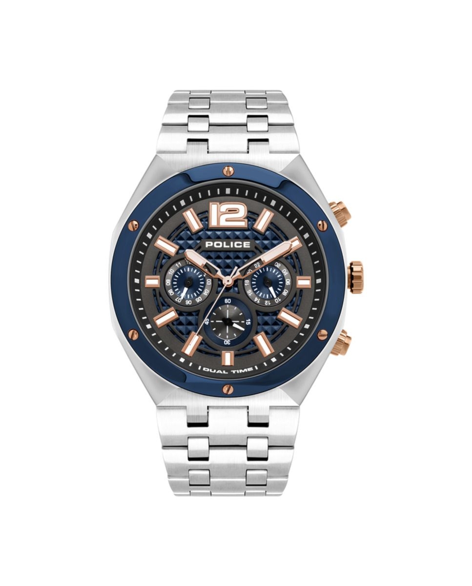 Police 15995JSTBL61M zegarek męski szary 46 mm