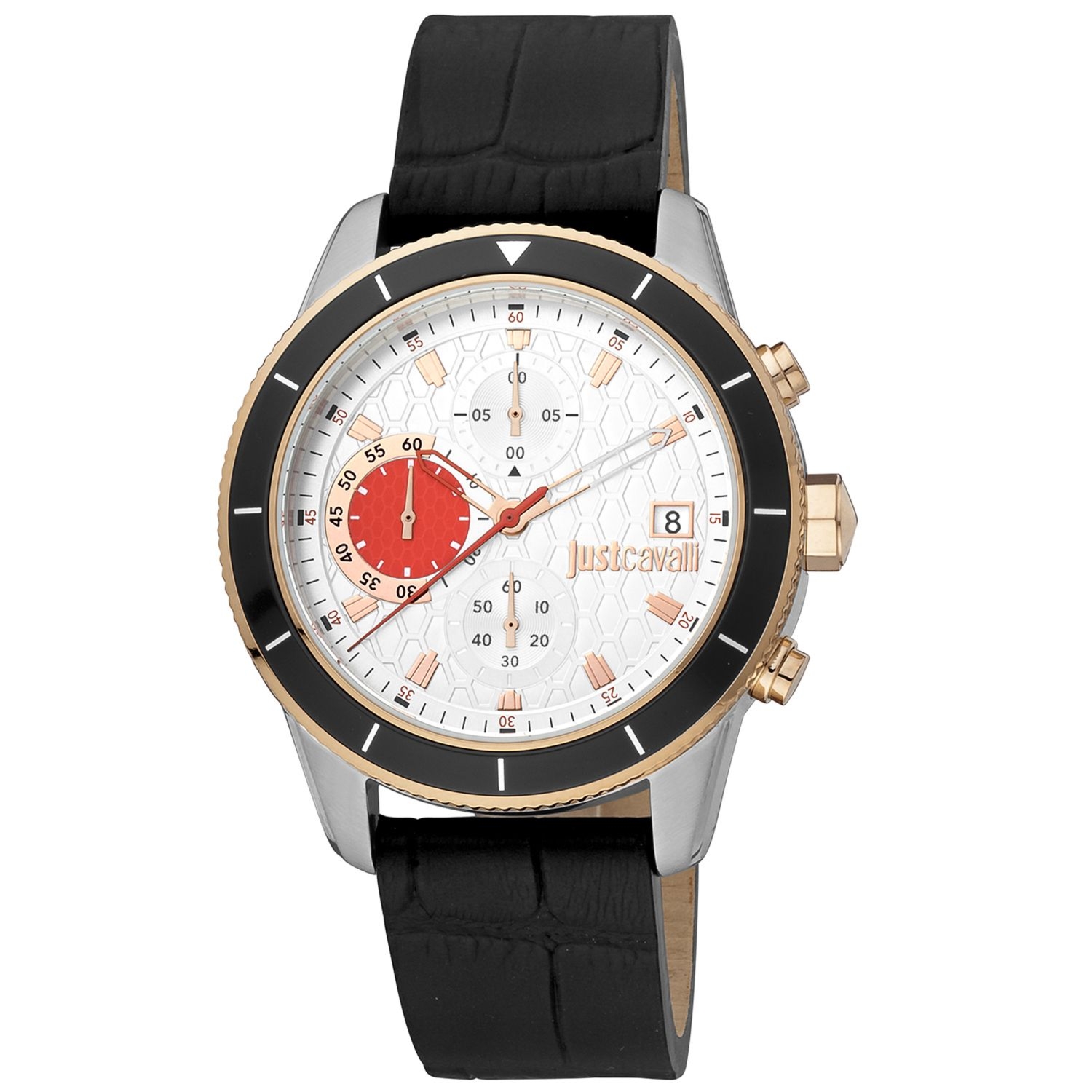 Just Cavalli JC1G215L0035 zegarek męski szary 42 mm