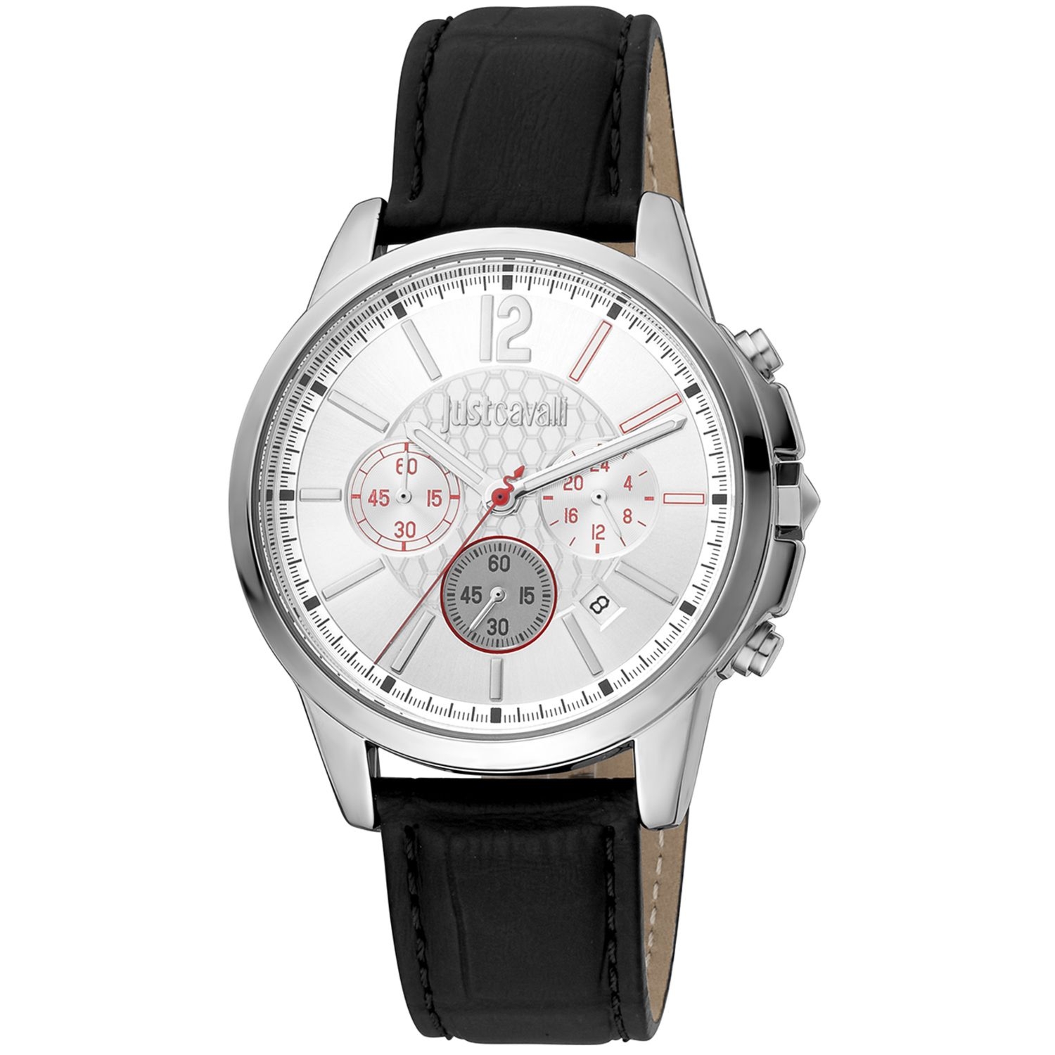 Just Cavalli JC1G175L0215 zegarek męski szary 42 mm