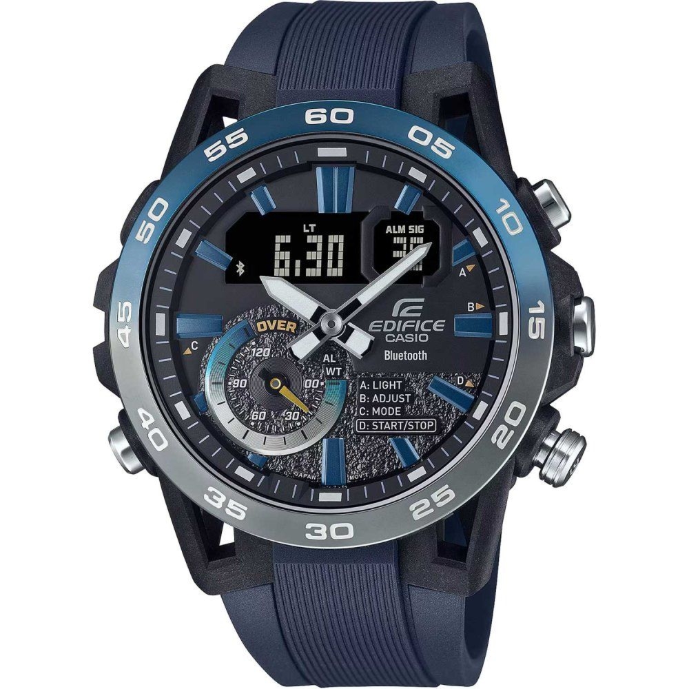 Casio Edifice ECB-40NP-1A Zegarek męski analogowo-cyfrowy 48 mm