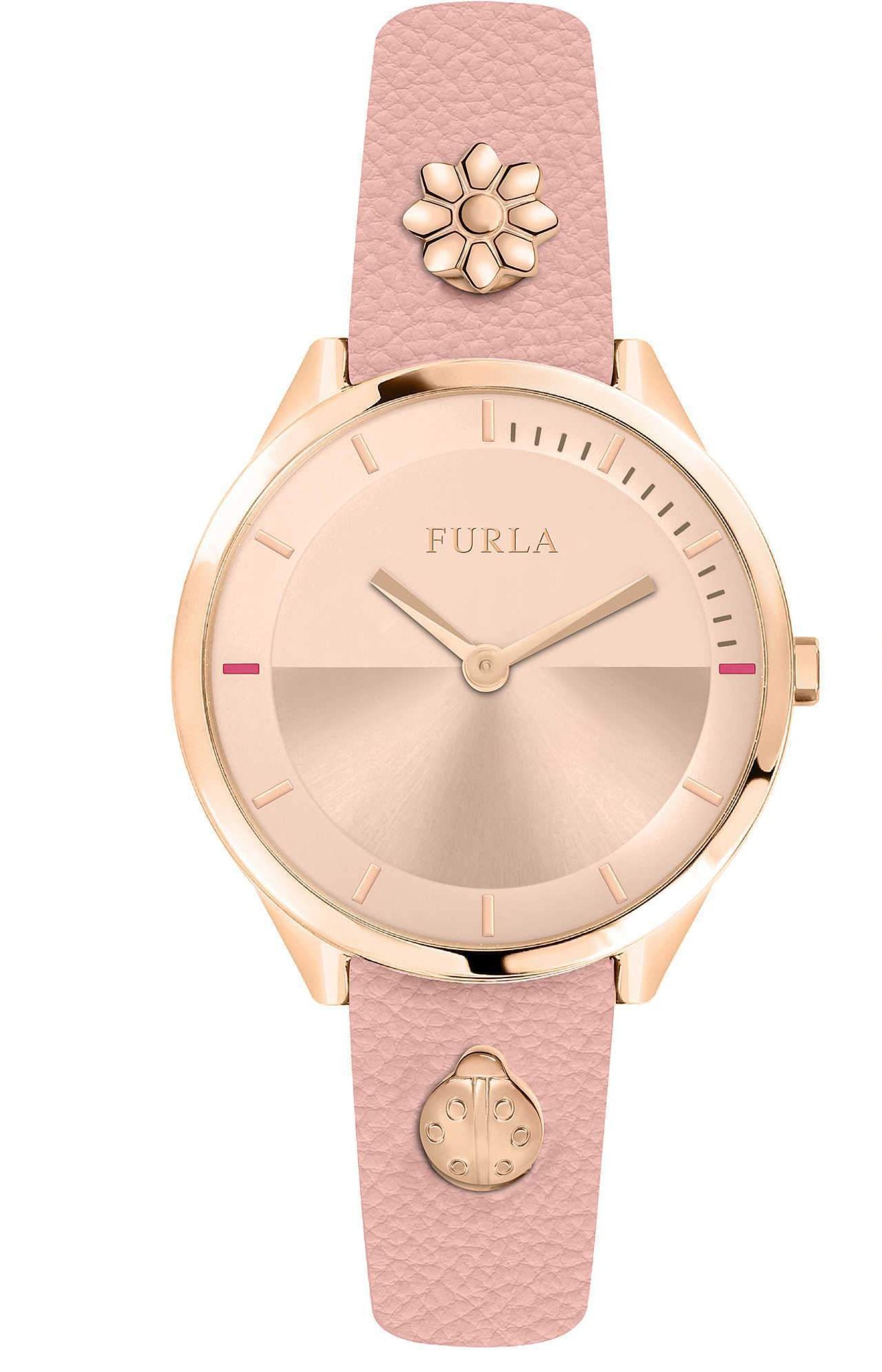 Furla R4251112509 zegarek damski różowy 31 mm