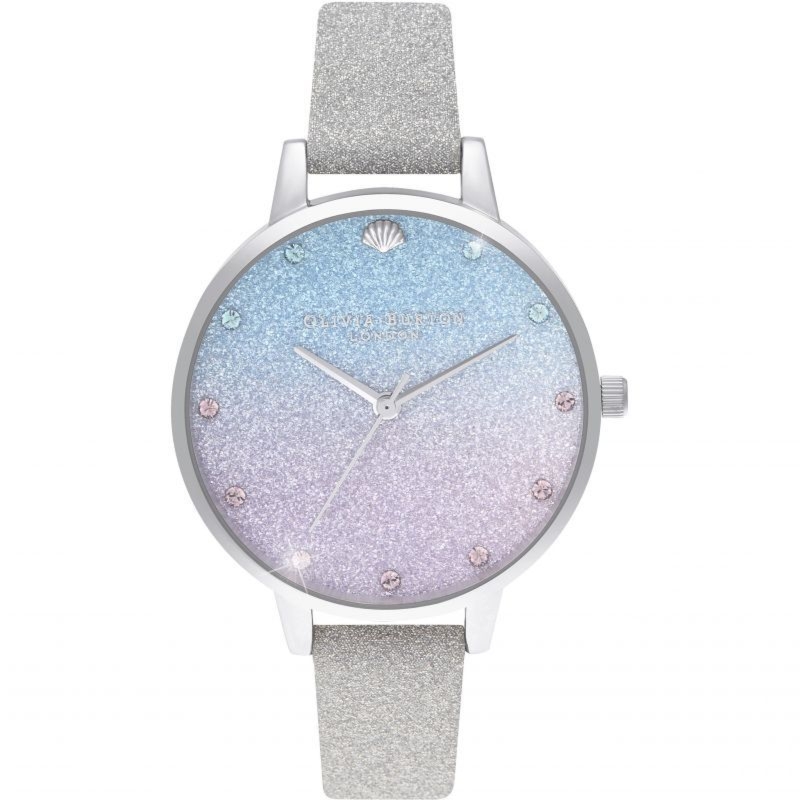 Olivia Burton OB16US49 zegarek damski srebrny 34 mm