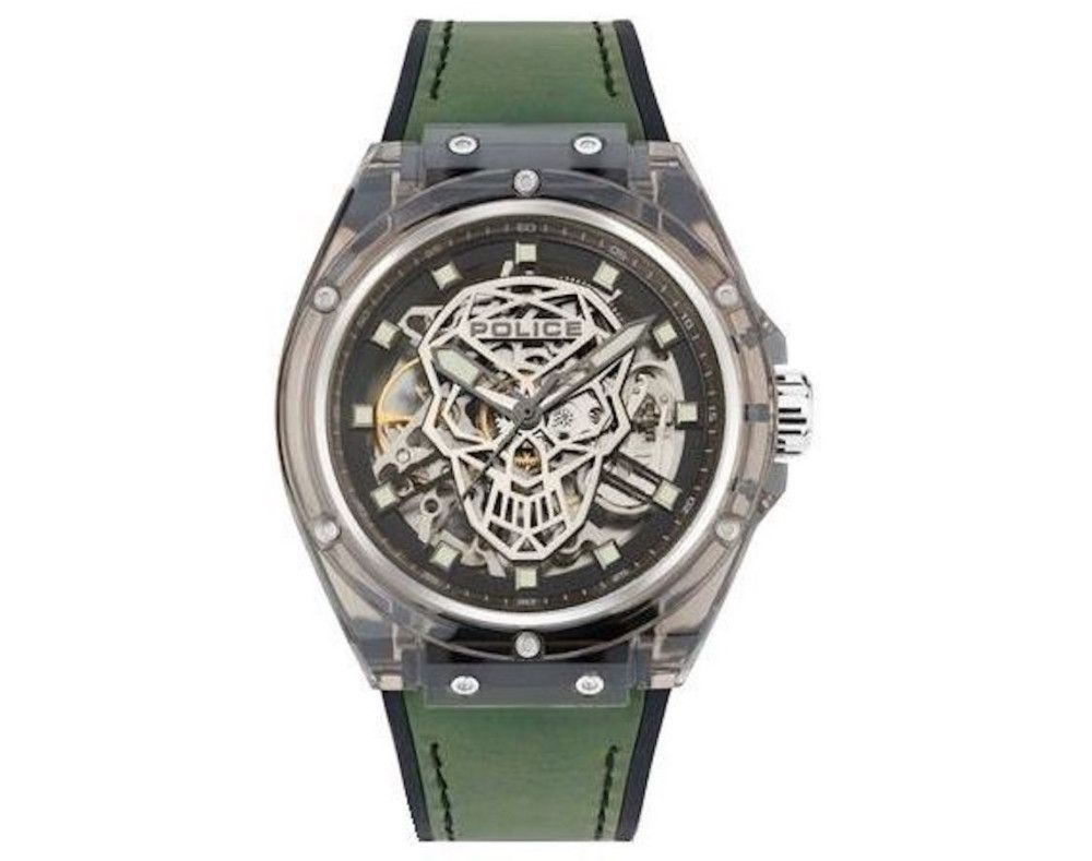 Police PEWGR1592406 zegarek męski przezroczysty 44 mm