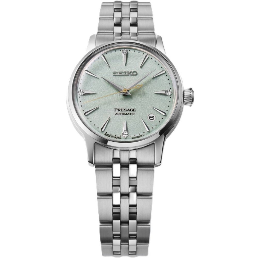 Seiko Presage SRPL63J1 Zegarek damski zielona tarcza 34 mm