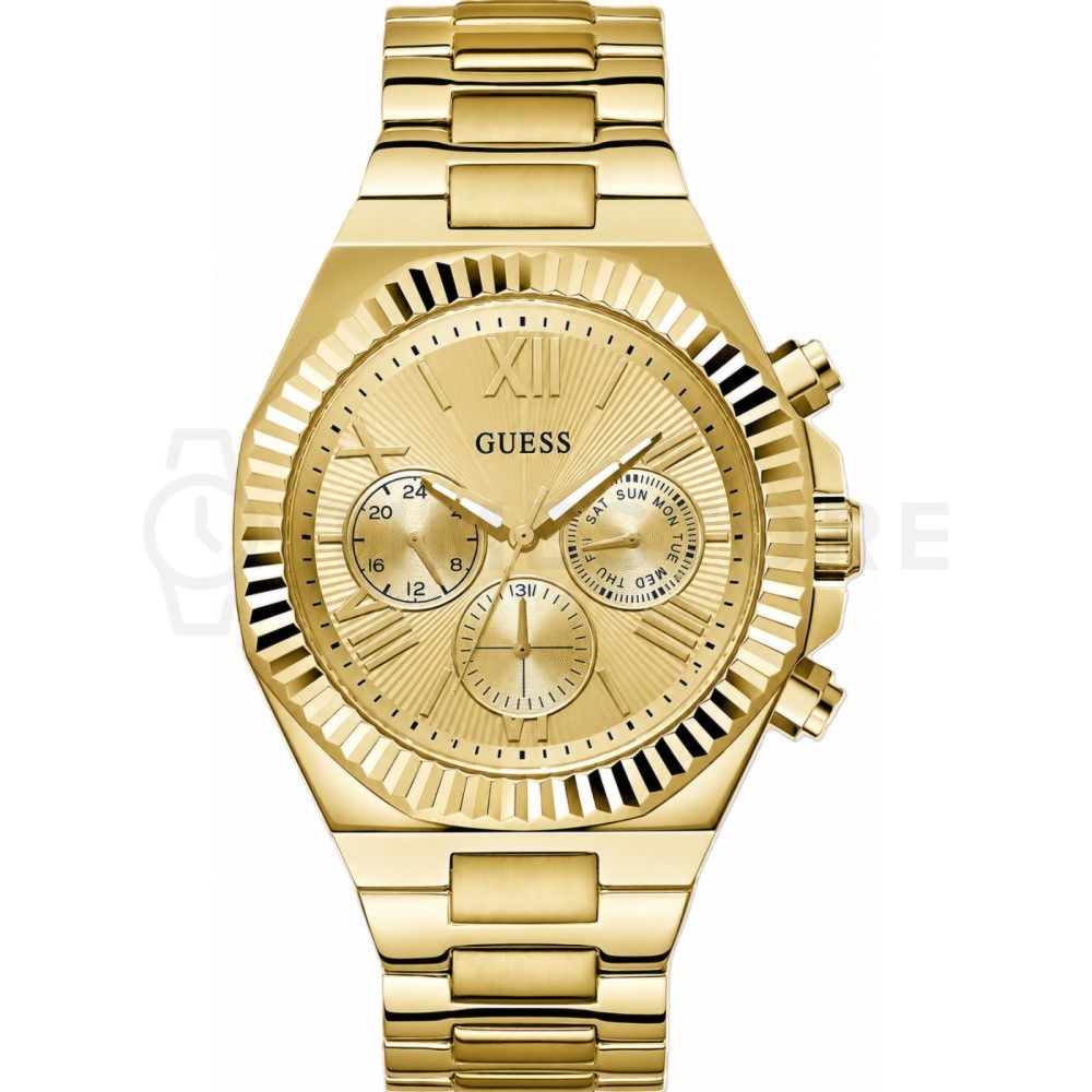 Zegarek męski Guess Equity GW0703G9 złoty (44 mm)