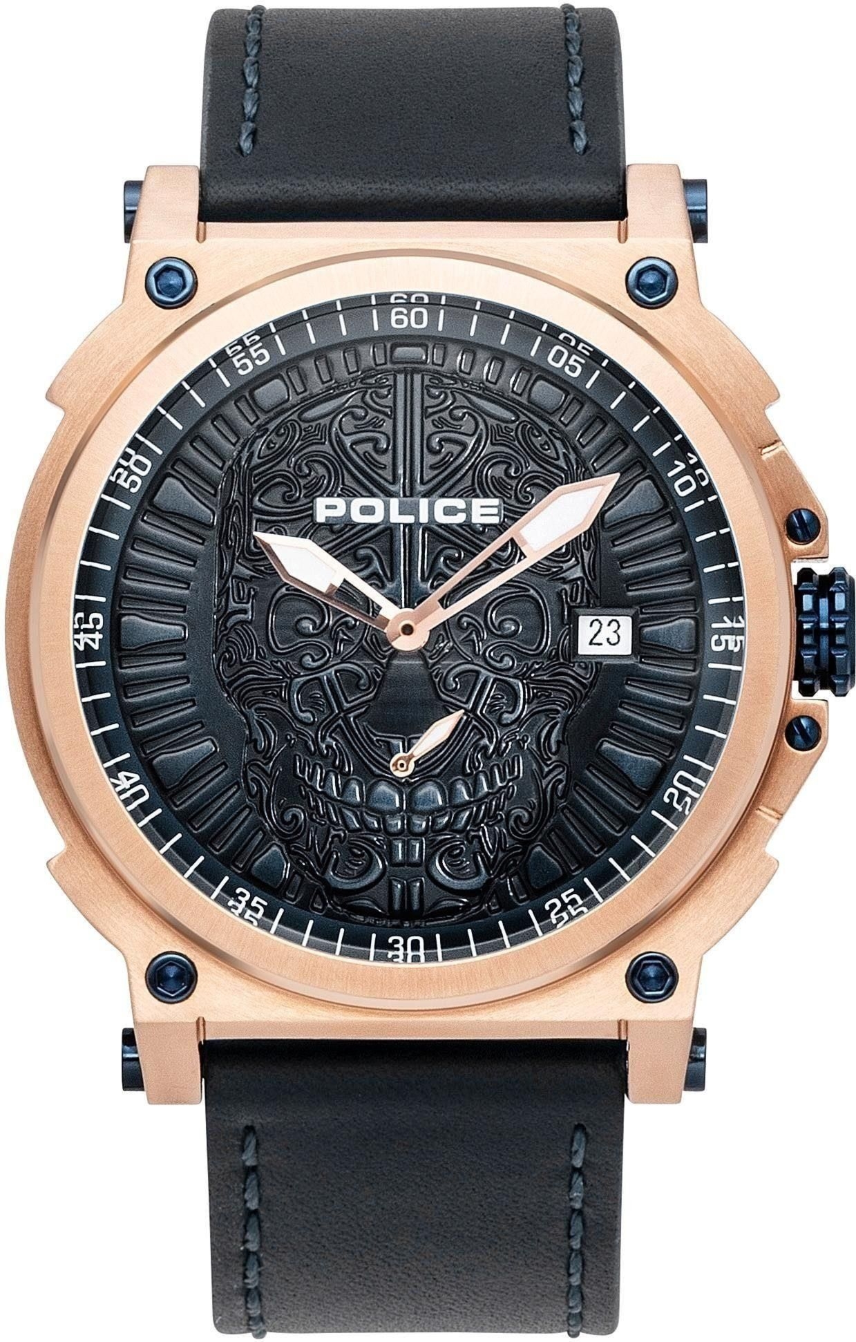 Police PL15728JSR.03 zegarek męski złoty 53 mm
