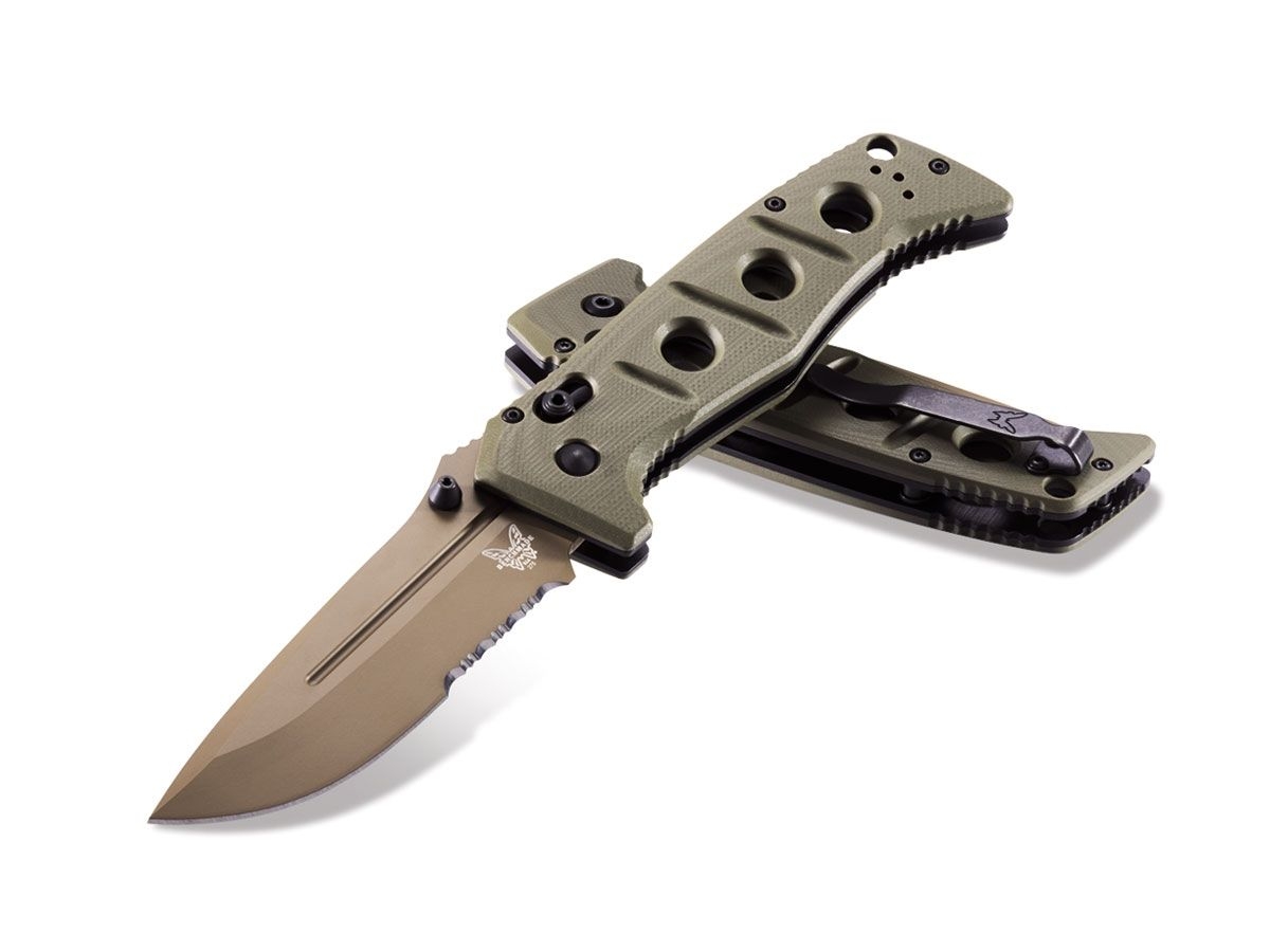 Zdjęcia - Nóż / multitool BENCHMADE ADAMAS 275SFE-2 OLIVE DRAB COMBO 